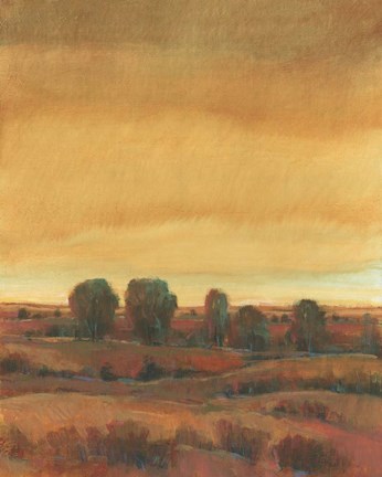 Framed Golden Time II Print