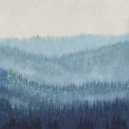 Framed Smoky Ridge I Print