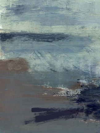 Framed Morning Lake Mist I Print