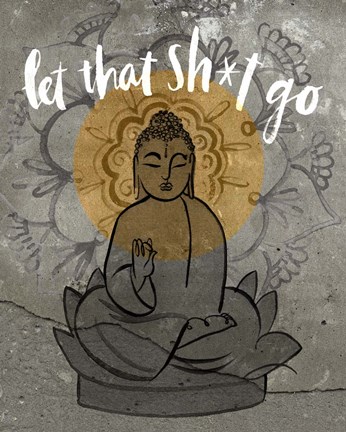 Framed Let It Go I Print