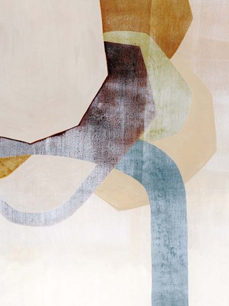 Framed Desert Rockfall I Print