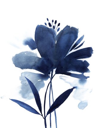 Framed Blazing Bloom II Print