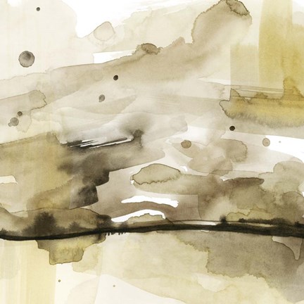 Framed Gold &amp; Chocolate II Print