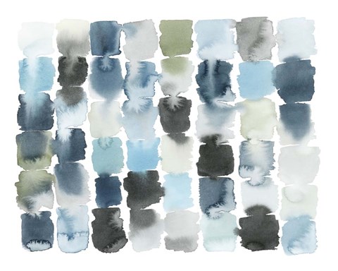 Framed Moss and Water I Print