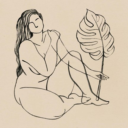 Framed Femme Figure III Print