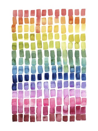 Framed Under the Rainbow II Print