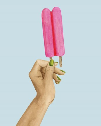 Framed Popsicle Summer I Print