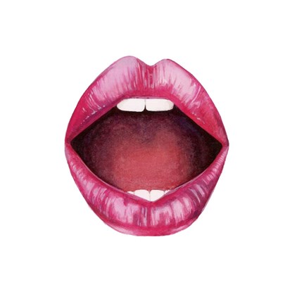 Framed Emotion Lips II Print