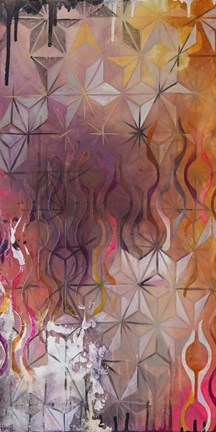 Framed Asanoha I Print