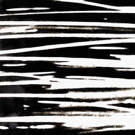 Framed Streaking Paths III Print