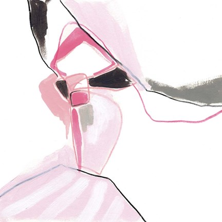 Framed Salon Rouge II Print