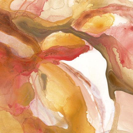 Framed Sunset Marble III Print