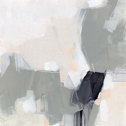 Framed Neutral Echo II Print