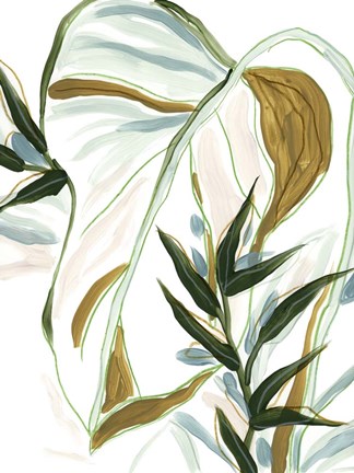 Framed Tropical Impromptu II Print