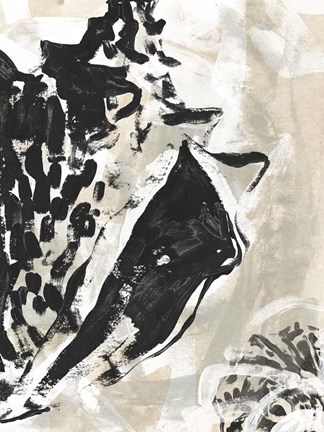 Framed Sea Scumble III Print