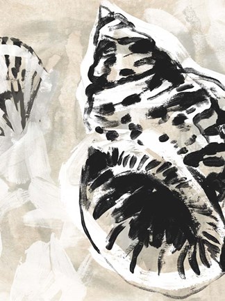 Framed Sea Scumble IV Print