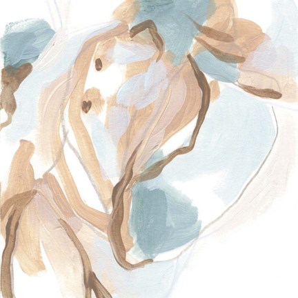 Framed Abstracted Shells II Print