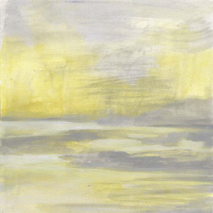 Framed Citron Shore I Print