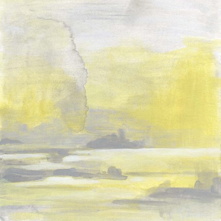 Framed Citron Shore II Print