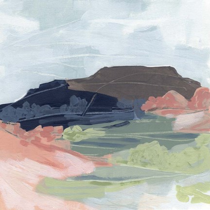 Framed Valley Sweep I Print