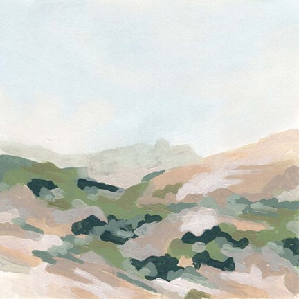 Framed Valley Dusk II Print