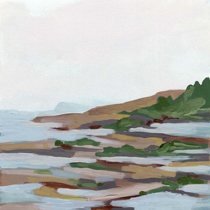 Framed Forest Shore II Print