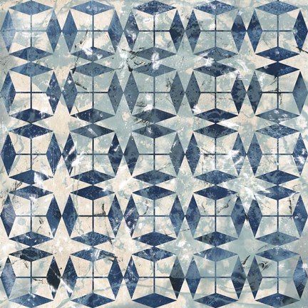 Framed Tile-Dye II Print