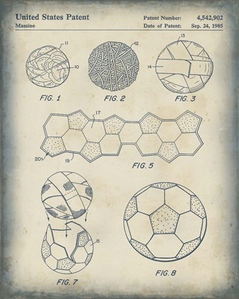 Framed Patented Sport V Print