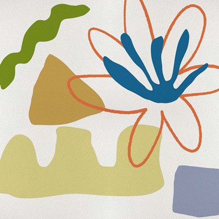 Framed Flower Petals III Print