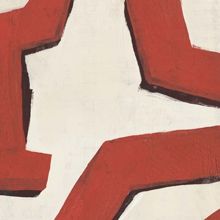 Framed Red Thread I Print