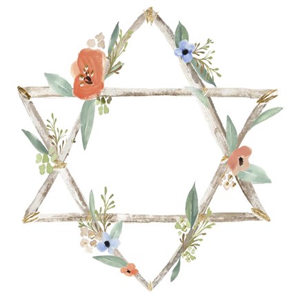 Framed Adorned Star I Print