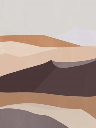 Framed Desert Dunes III Print