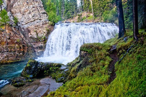 Framed South Fork Falls Print