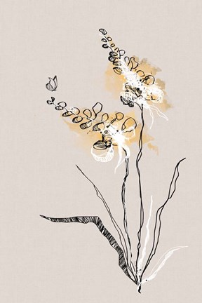 Framed Summer Plant 2 Print