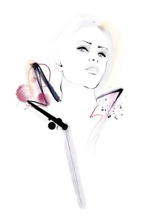 Framed Pink Ink Print