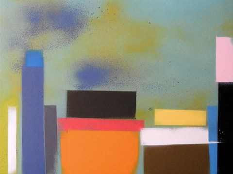 Framed Urban Hues 06 Print