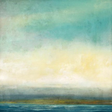 Framed Blue Tide Print