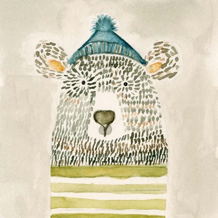 Framed Chester Bear Print