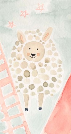 Framed Counting Sheep No. 2 Print