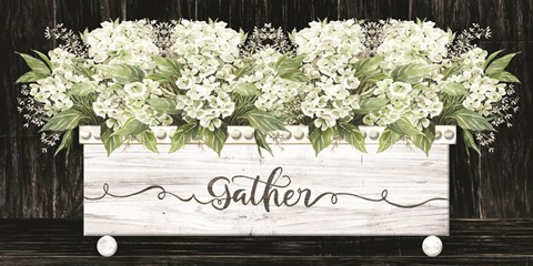 Framed Gather Wood Box Print