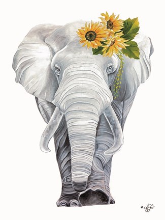 Framed Sunflower Ellie Print