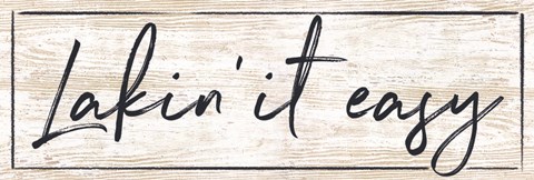 Framed Lakin&#39; It Easy Print