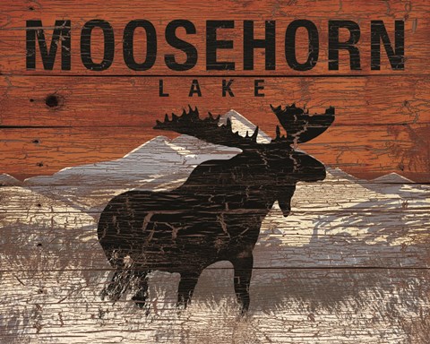 Framed Moosehorn Lake Print