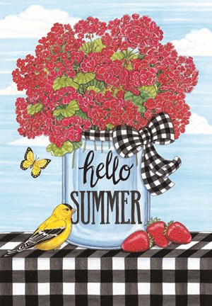 Framed Hello Summer Print