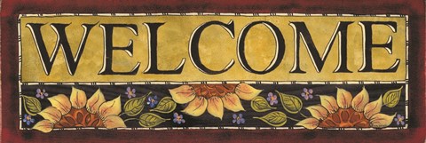 Framed Warm Welcome I Print