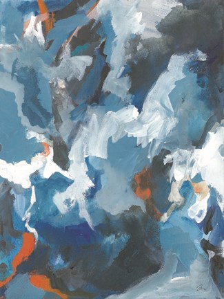 Framed Mist and Spray II Print