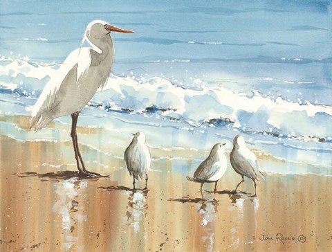 Framed His Entourage Print