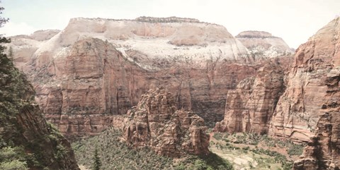 Framed Hiking in Zion Print