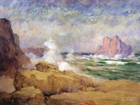 Framed Ocean and the Bay Print