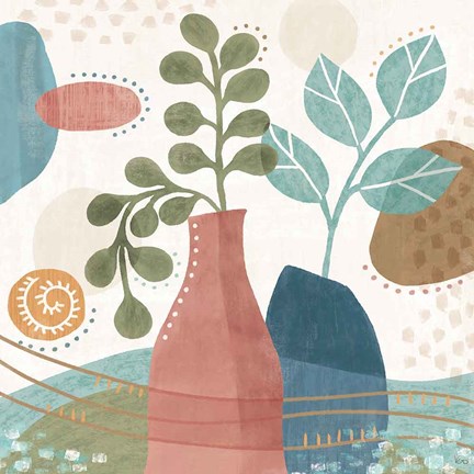 Framed Coastal Creations IV Print